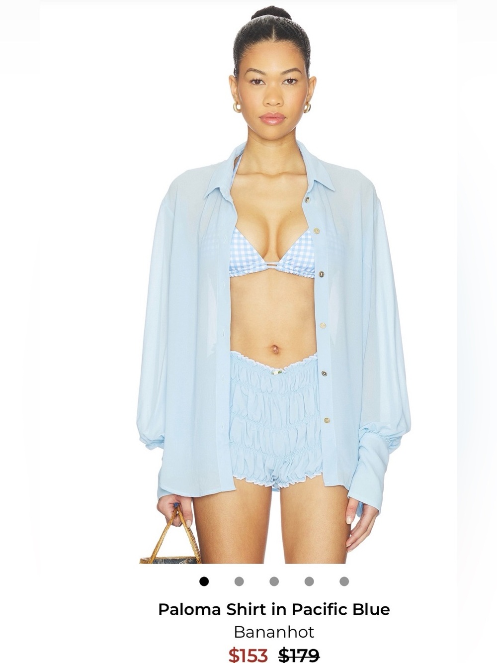 Banahot Paloma Shirt in Pacific Blue XS/S